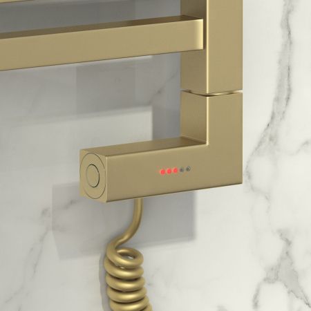 Модуль электрический многофункциональный "МЭМ CUBE левый" (Матовая Шампань), артикул 022-1517-3007