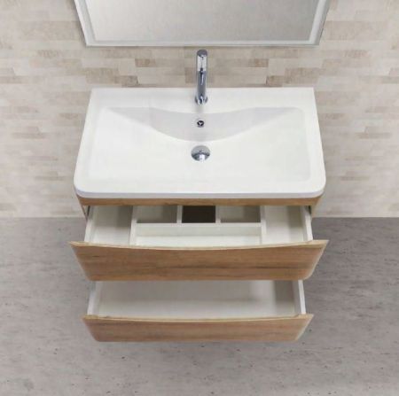 Тумба под раковину BelBagno ACQUA-900-2C-SO-RR подвесная Rovere Rustico, артикул ACQUA-900-2C-SO-RR
