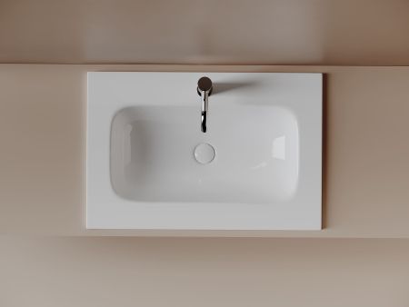 Раковина накладная мебельная Ceramicanova Грация (Grace) 710x457x137 с отв. под смеситель, белый CN7031, артикул CN7031