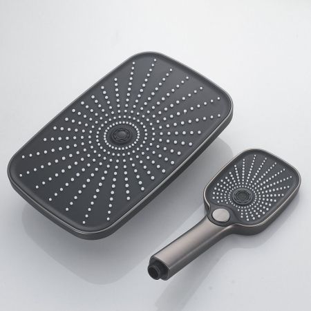 Душевая система Raffine F3685T, оружейная сталь