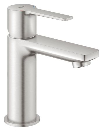 Смеситель для раковины GROHE Lineare New с донным клапаном, суперсталь (23791DC1), артикул 23791DC1