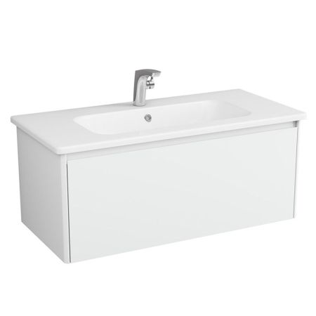 Тумба под раковину Owl 1975 Malaren 100 OW03.04.05 подвесная Белая, артикул OW03.04.05