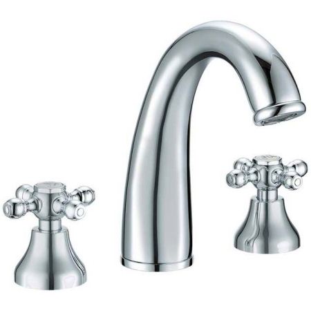 Смеситель для раковины на 3 отверстия TRADIZIONALE CHROMO, артикул 277