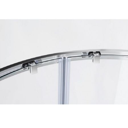 Душевой уголок Cezares Molveno R-2 90х90 профиль Хром стекло прозрачное