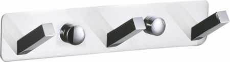Вешалка с 3 крючками для ванной WONZON & WOGHAND, Хром (WW-9385-3)