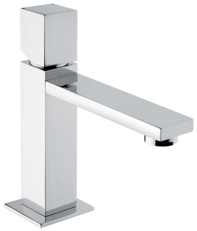 Смеситель Gea с донным клапаном "click-clack" для раковины. Без рычага, цвет хром, артикул 26003CR