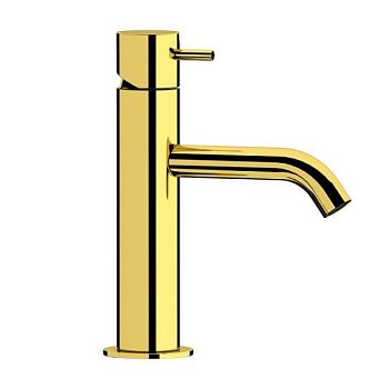 Daniel Tokyo, однорычажный смеситель для раковины (излив 11,1 см), с донным клапаном, цвет золото