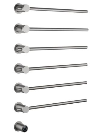 Полотенцесушитель электрический встраиваемый WONZON & WOGHAND BADEN, Брашированный никель (WW-AL366-BR), артикул WW-AL366-BR