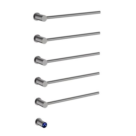 Полотенцесушитель электрический Terminus Аккорд П5 50х80, оружейная сталь, артикул 4670078568144