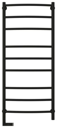 Полотенцесушитель электрический "ГАЛАНТ 2.0" 1200х500 / МЭМ левый (Матовый Чёрный), артикул 31-5200-1250