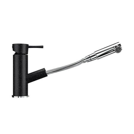 Смеситель для кухни Ulgran U-009-308, черный, артикул U-009-308