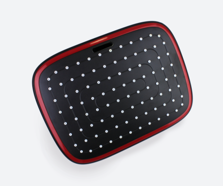 Душевая система Bronze de Luxe AVANTGARDE 2039RH, черный/красный, артикул 2039RH