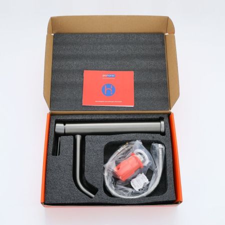 Смеситель для раковины высокий Prohanss P31.15.09, графит