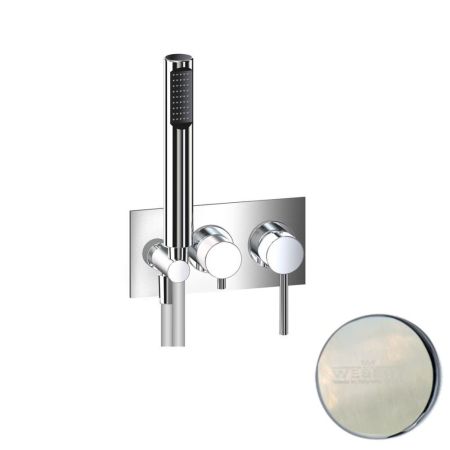 Смеситель для душа встраиваемый Webert Elio EL860512345, никель, артикул EL860512345