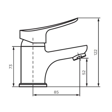 D1002100 Norma смеситель для умывальника, артикул D1002100