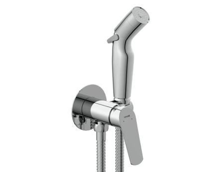 Смеситель Cersanit  с гигиеническим душем FLAVIS встраиваемый однорычажный (64104), артикул 64104