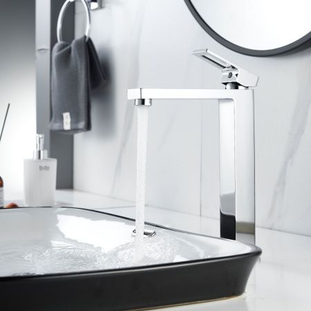 Смеситель для раковины высокий  Raffine F1196, хром