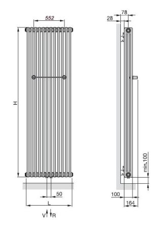 Zehnder Charleston Bar CPV 3150-16 3150-16 Белый