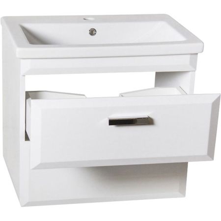Тумба под раковину Style Line Лотос 70 Люкс Plus подвесная Белая, артикул СС-00000376