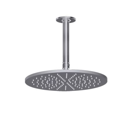 GESSI INCISO Потолочная душевая головка шарнирная на 1/2",Ø300мм, цвет: finox, артикул 58252#149