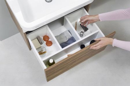 Тумба под раковину Ravak SD 10° 55 белая глянцевая