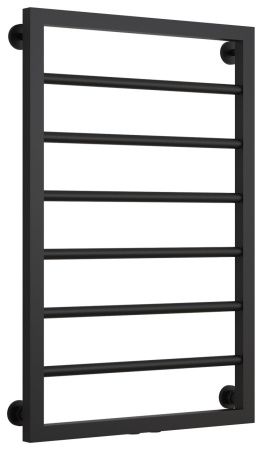 Полотенцесушитель водяной КАНЦЛЕР 800х500 (Матовый черный)