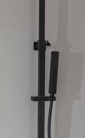 Душевая стойка Allen Brau Infinity 5.21012-31 черный матовый, артикул 5.21012-31