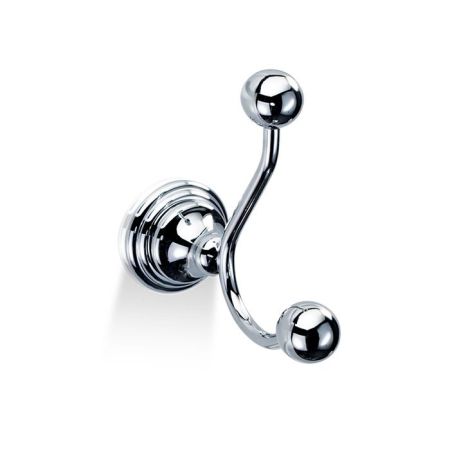 Decor Walther Classic HAK2 Крючок двойной, цвет: хром, артикул 0511000