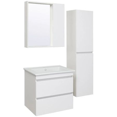 Зеркало со шкафом Runo Манхэттен 65 4620750029180 Белое
