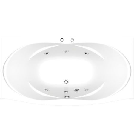 Акриловая ванна Bas Фиеста 194x90 без гидромассажа