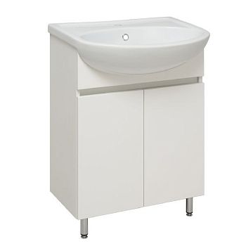 Тумба Runo Лада 60 белая под умывальник 00000000154 (Уют 60) (00-00001163)