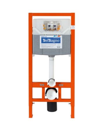 Инсталляция для подвесного унитаза BELBAGNO BB001-120, артикул BB001-120/BB007-PR-NERO.M