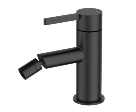 AQG Urban, однорычажный смеситель для биде без донного клапана, цвет черный матовый, артикул 01URB200NG