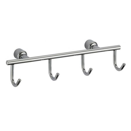 Планка с крючками Savol S-005254, хром, артикул S-005254
