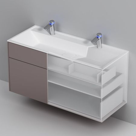 M50AFHX1203EGM Inspire V2.0, База под раковину, подвесная, 120 см, 3 ящика, push-to-open, элегантный M50AFHX1203EGM Inspire V2.0, База под раковину, подвесная, 120 см, 3 ящика, push-to-open, элегантный