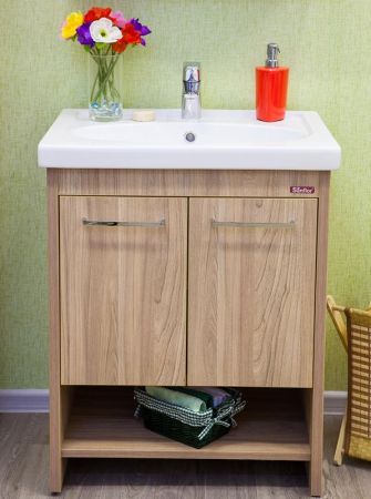 Тумба для раковины Sanflor Мехико 70 Н0000001167 Швейцарский вяз