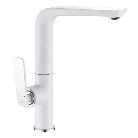 Смеситель для кухни Rose R2713F, белый/хром