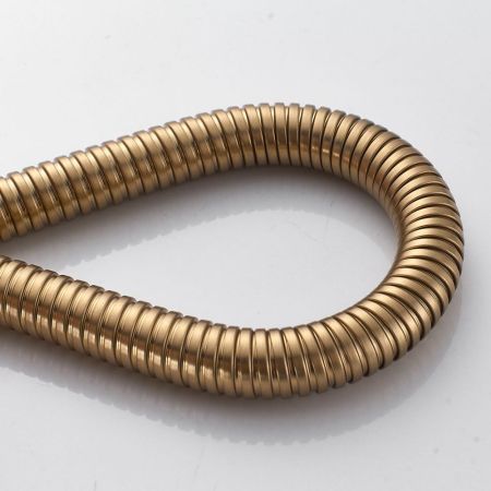 Шланг для душа Shevanik SE18-10 (100 см), золотой сатин