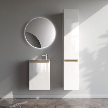 M85AFHX0451WG X-Joy, База под раковину, подвесная, 45 см, 1 дверца, белый глянец, артикул M85AFHX0451WG