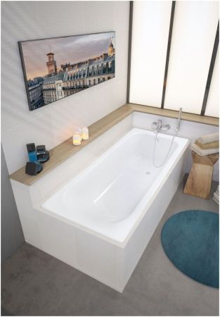 Смеситель для ванны с душем  JACOB DELAFON CUFF E45532-CP (хром, L-16,8), шт, артикул E45532-CP