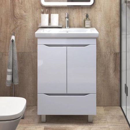 Тумба с раковиной напольная VIGO Grani 284, 60 см, артикул 284-com