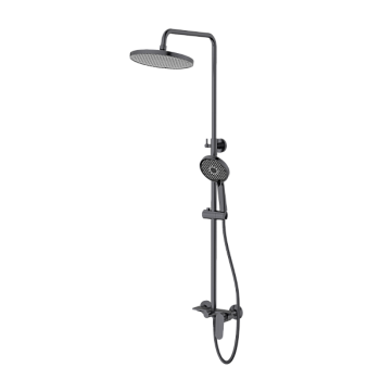 Душевая система HAIBA оружейная сталь (HB24796-3)