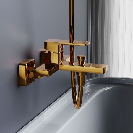 531000600 Gala, смеситель для ванной и душа, золото, артикул 531000600