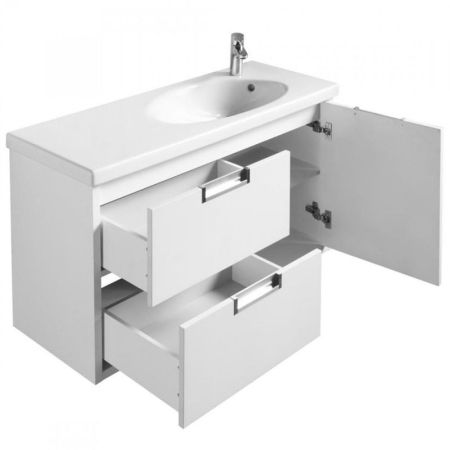 Тумба под раковину ROCA ETNA 96,4 857302806 (подвесная, белый глянец), шт