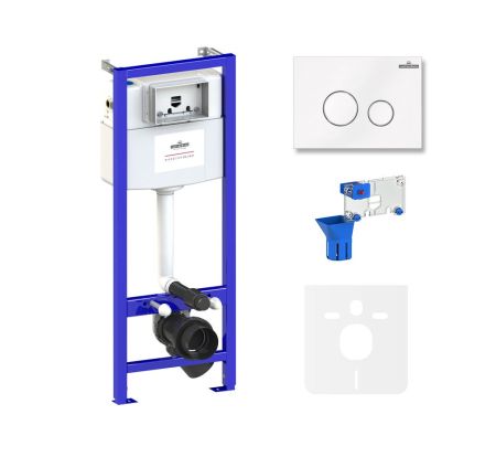 Комплект 5 в 1 инсталляции для подвесного унитаза Lavinia Boho Relfix 77010040, артикул 77010040