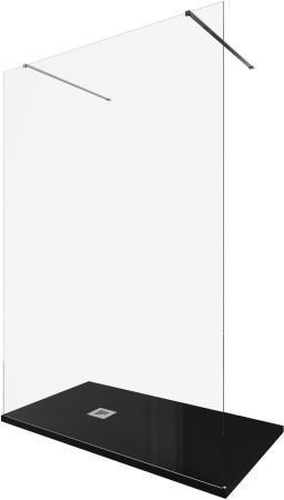 Душевая перегородка Allen Brau Infinity 2 140 3.21049.BA серебро браш, артикул 3.21049.BA