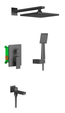 Душевая система Timo Selene SX-3069/03SM Черный, артикул SX-3069/03SM