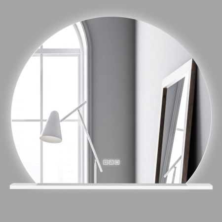 Зеркало c полкой AcquaSi AS-SPC-MNS, артикул AS-SPC-MNS-900-LED-TCH-BL