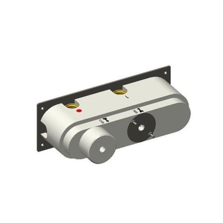 Внутрення часть, Carimali,  для прогрессивного смесителя c держателем для душа, на 3 выхода, стандарт подвода воды-1/2", цвет-хром, артикул W21939CR