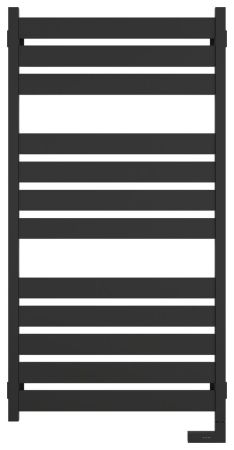 Полотенцесушитель электрический "ЦЕНТУРИОН 2.0" 1200х600 / МЭМ правый (МУАР Темный Титан), артикул 15-5603-1260